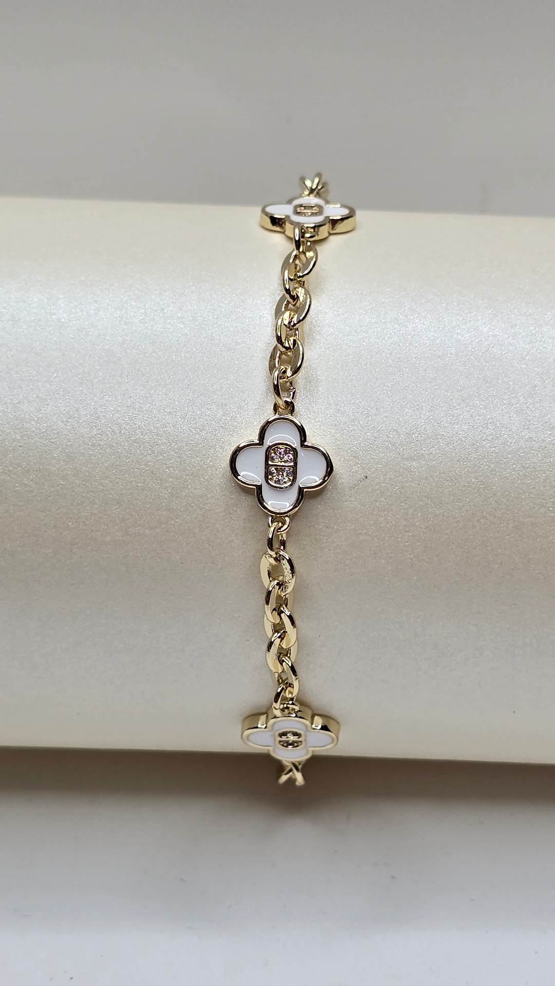 Pulsera Trébol Nácar