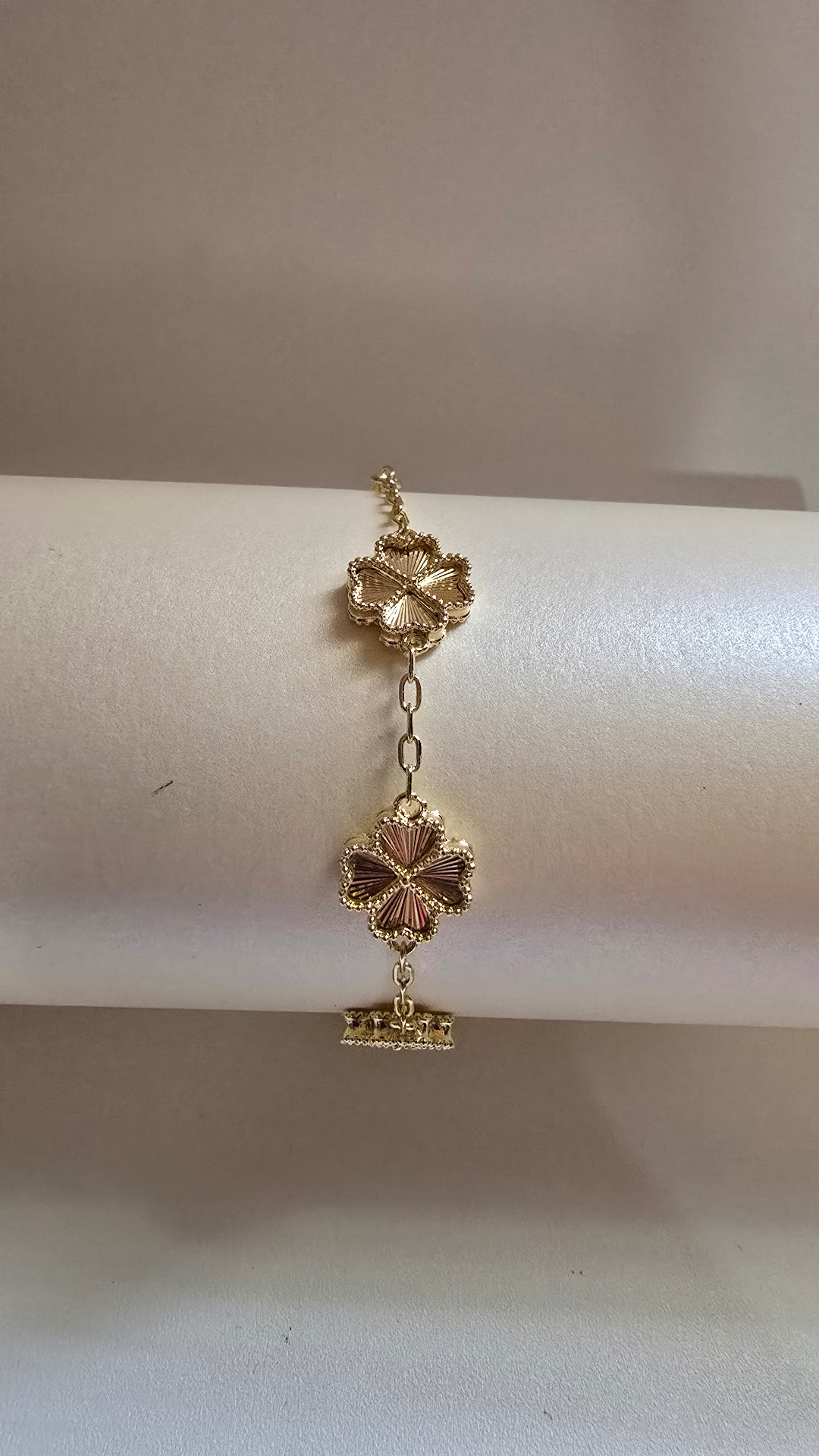 Pulsera Doble Trébol
